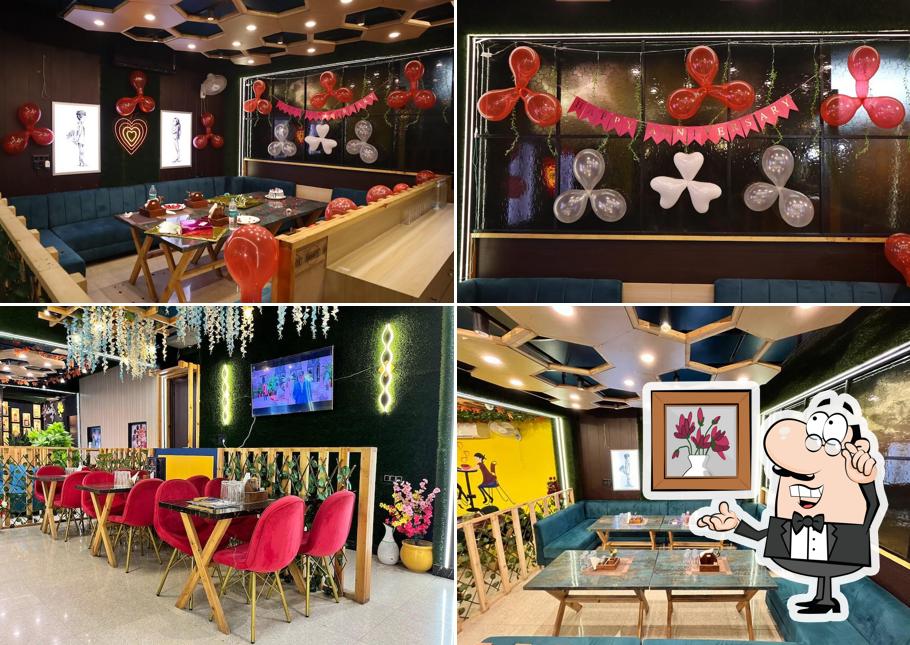 The interior of Heer Ranjha Restaurant & Cafe