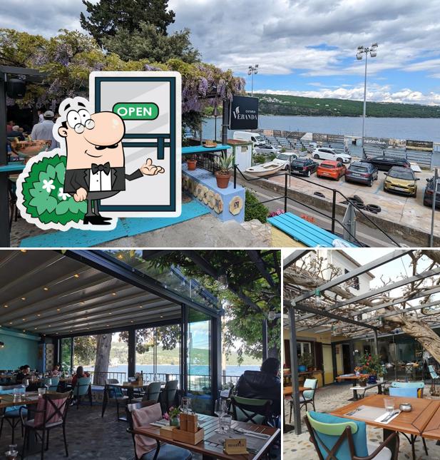 Gli esterni di Ostaria Veranda