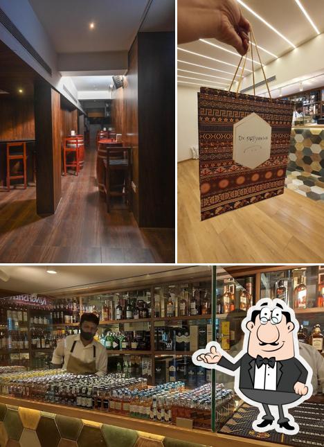 The restaurant's interior and exterior