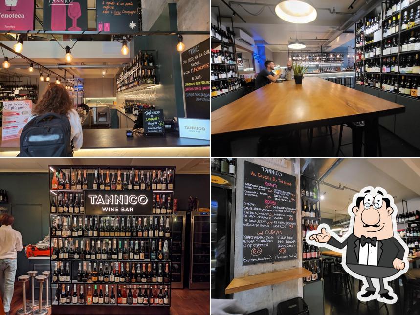 Gli interni di Tannico Wine Bar