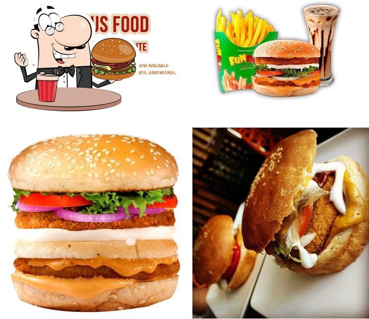 Try out a burger at Funduz Cafe