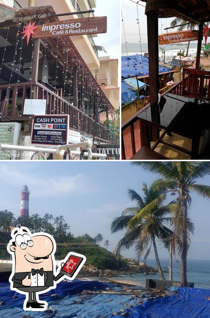 The exterior of Impresso Cafe