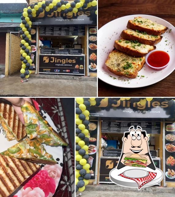 Club sandwich at Jingles Fast Food QSR in Raniganj