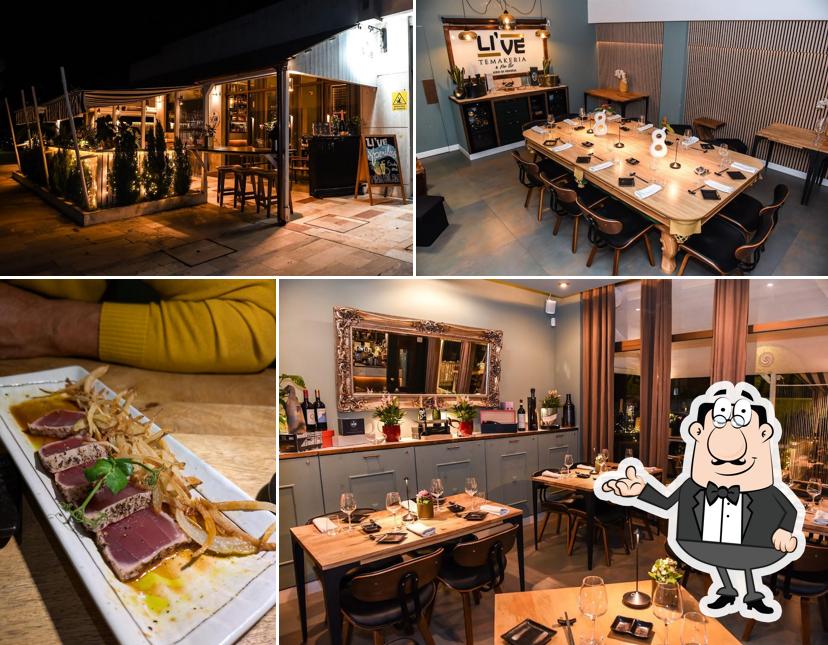 Dai un'occhiata agli interni di Lìve Sushi Bar