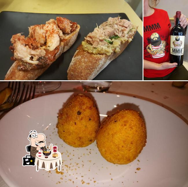 Questa è la foto che presenta la cibo e birra di Fratò