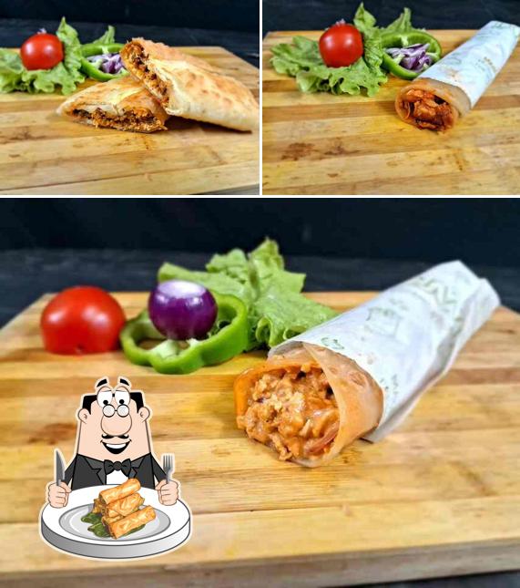 Spring rolls at Wraps & Co