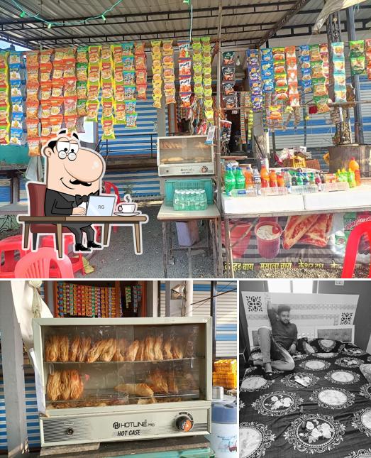 The interior of नारायण नारायण चाय की दुकान