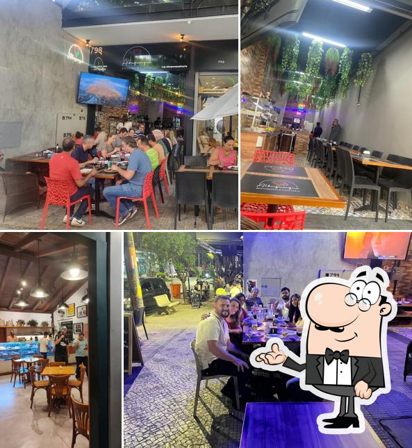 O interior do Restaurante e Pizzaria Albuquerque