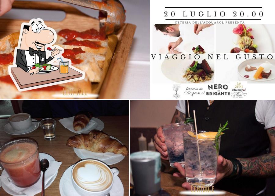Bruschette e ceviche al Bistrot dell'Hotel Caffè Centrale