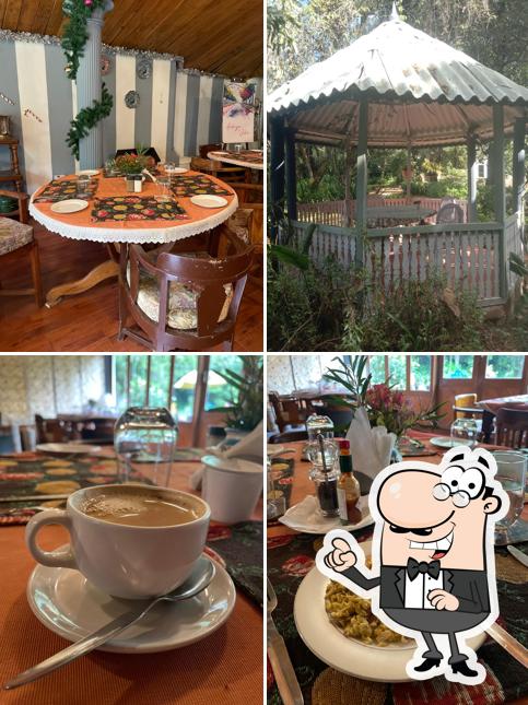 Take a seat at one of the tables at Magnolia Restaurant