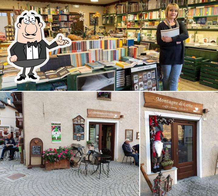 Dai un'occhiata agli interni di Montagne di Carta - Caffè, Libreria, Sala da Tè