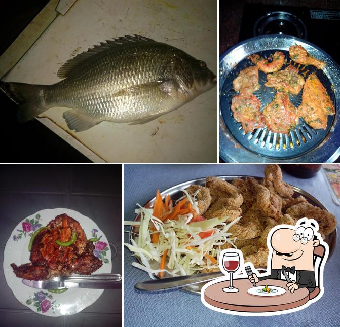 Food at Oceanwave Bar N Rest