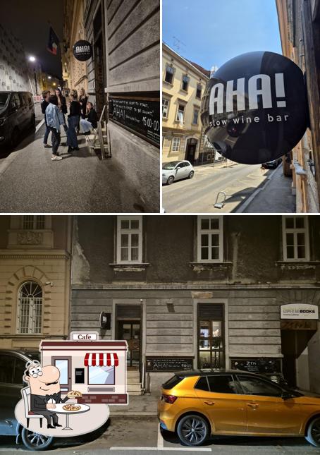 Gli esterni di AHA! slow wine bar