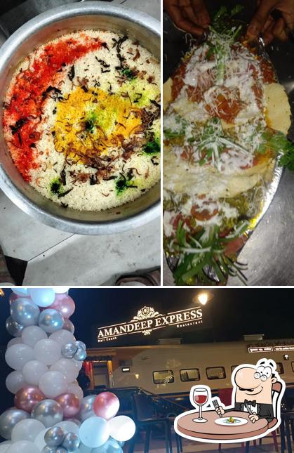 Food at Amandeep Express
