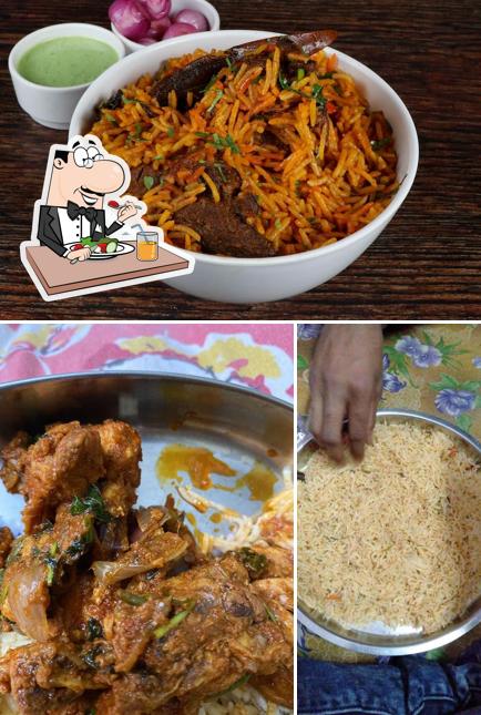 Food at Chennai Thalappakatti (Biriyani)