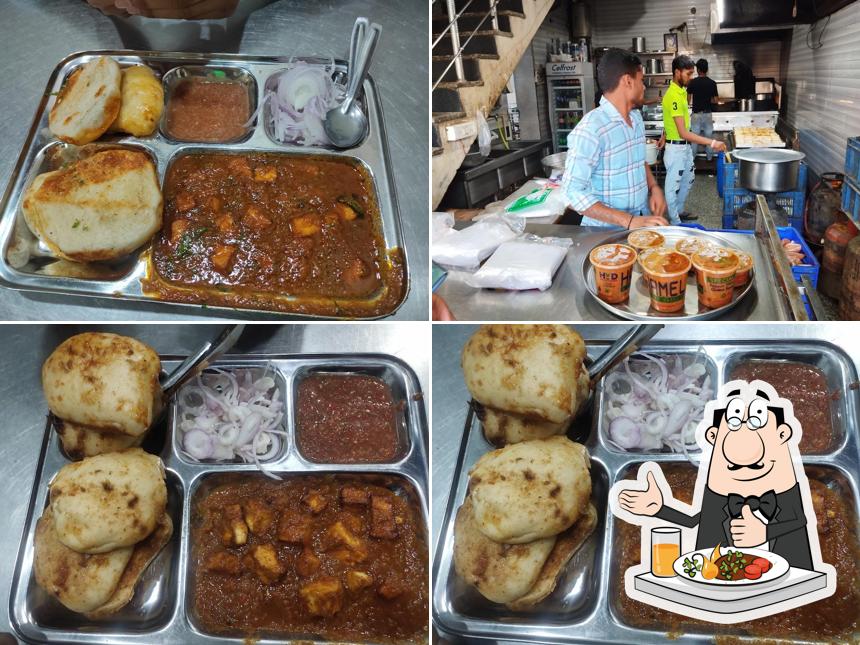 Food at Harmel Vaishno Dhaba