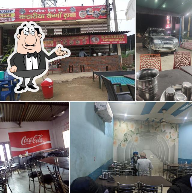Check out how Katariya Vaishno Dhaba looks inside