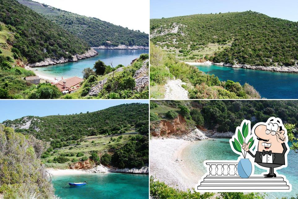 Goditi la vista dagli esterni di Konoba Pavja Luka
