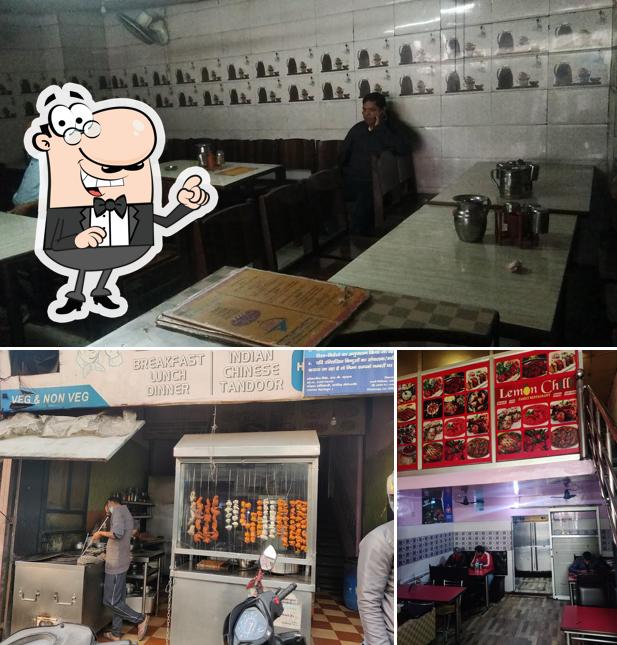 The interior of Lemon Chilli Pure Vegetarian Family Restro