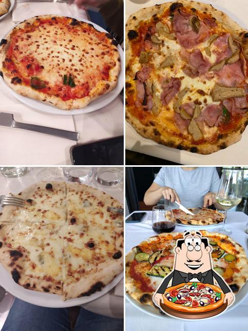 A Pizzeria "Nuova Santa Lucia", puoi ordinare una bella pizza