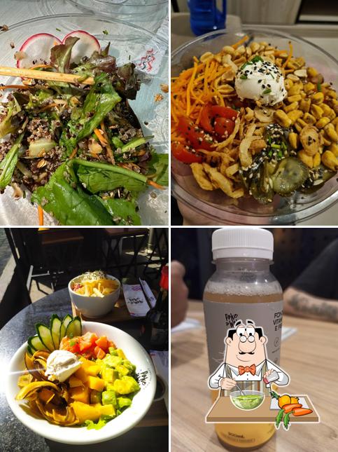 Salada de algas em Poke To Wok - Juvevê