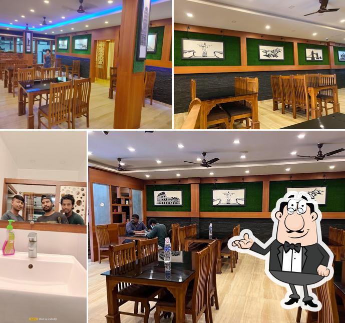 The interior of Spicy villa family Restaurant