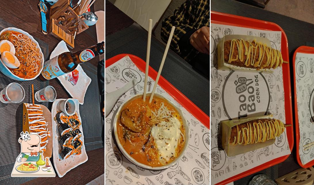 Food at TaoBao Indo-Korean Cafe