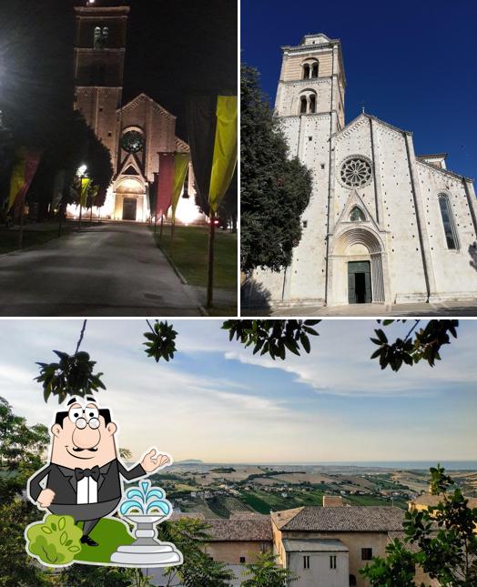 Goditi la vista dagli esterni di Chalet Girfalco