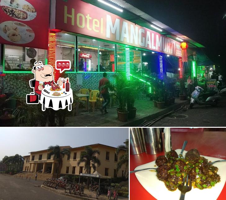 Try out seafood at Hotel Mangalmurti veg / non veg