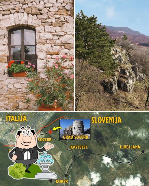 Gli esterni di Restaurant Grad Socerb