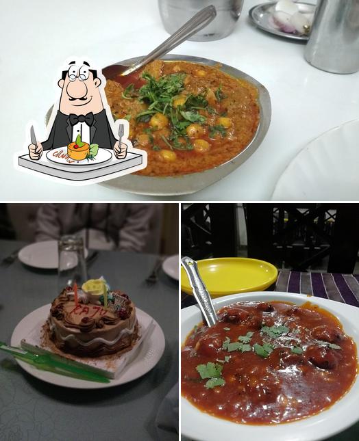 Food at The Shanti's Restaurant