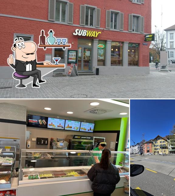 Siediti a un tavolo di Subway