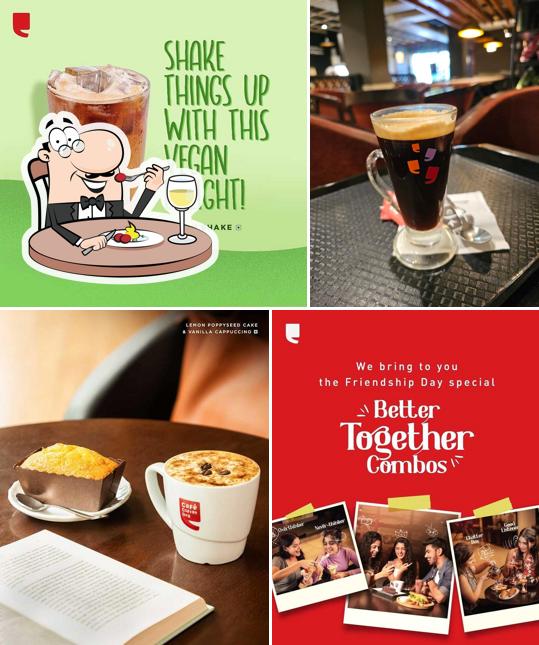 Chocolate mousse at Café Coffee Day
