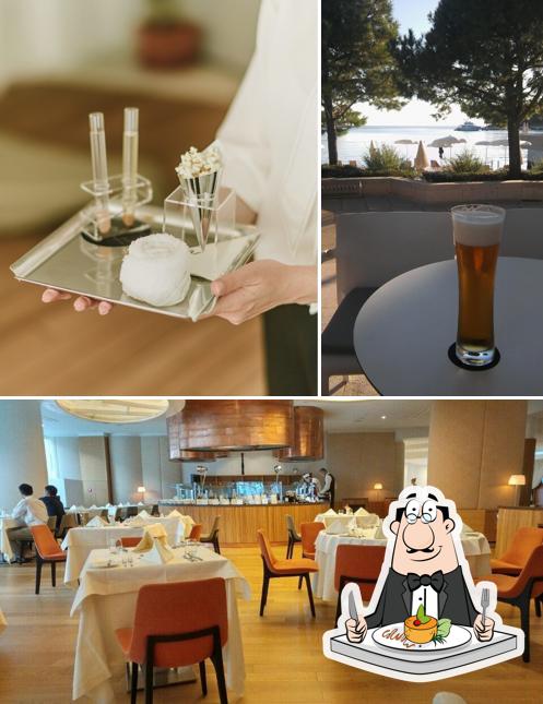 La foto della cibo e interni di Hotel Bellevue