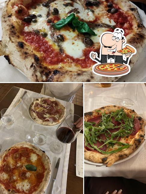 A La Bella 'mbriana Ristorante Pizzeria, puoi ordinare una bella pizza
