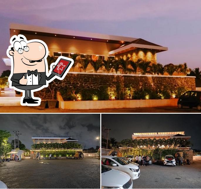 The exterior of Raaga Imperio Best family Restaurant & Bar Best Banquet Hall PCMC
