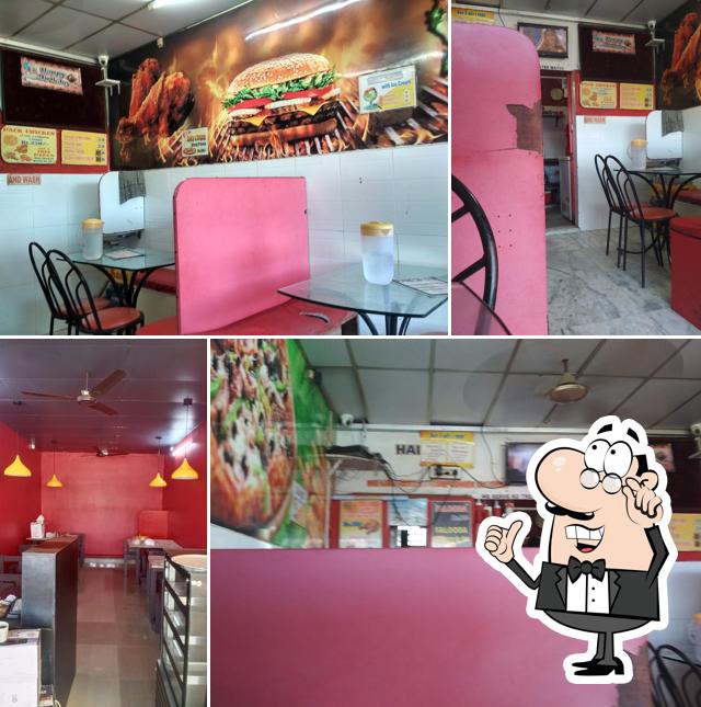 The interior of Pizza Capucino Chathiram