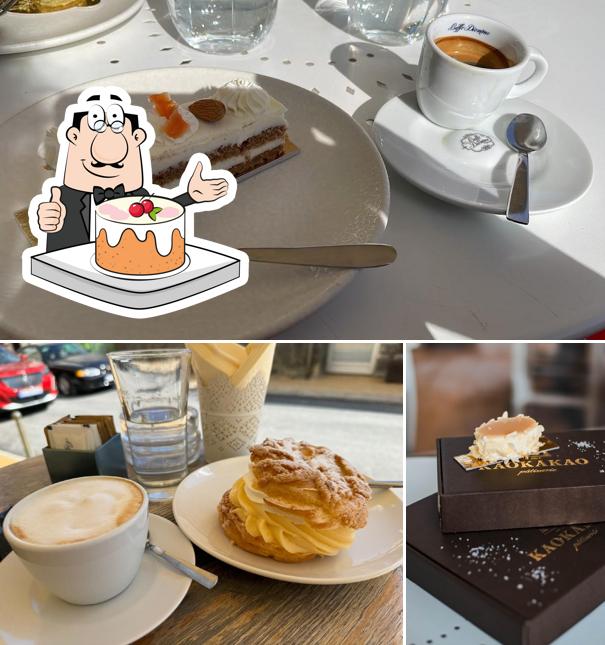 Torte di carote al Kaokakao