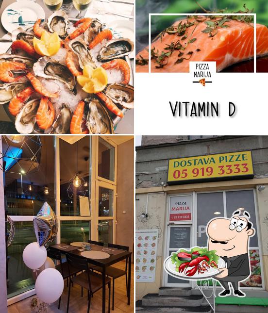 Ordina la cucina di mare a Pizza Marija