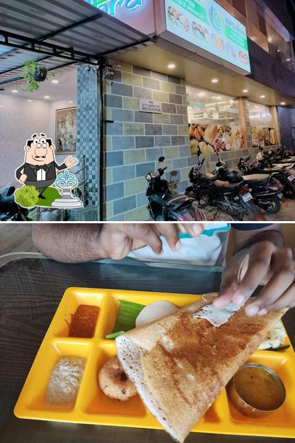 The exterior of Samudhra pure vegetarian restaurant