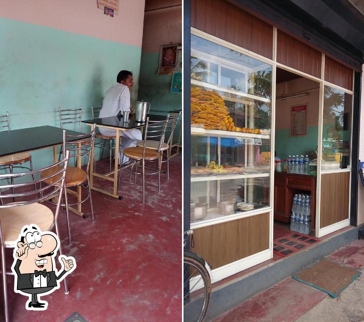 The interior of Vishwanatha Hotel