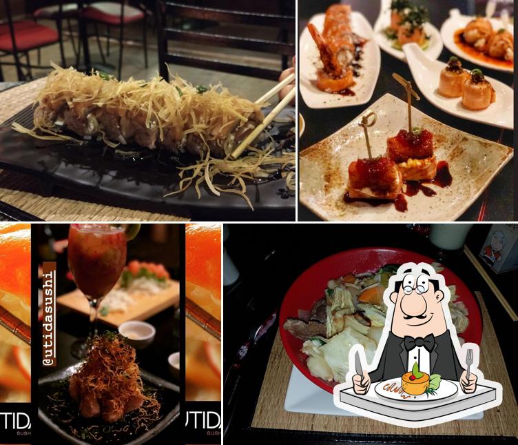 Comida em Utida Sushi Dourados Melhor sushi do mundo, rodízio, à la carte, omakase, eventos, delivery rápido