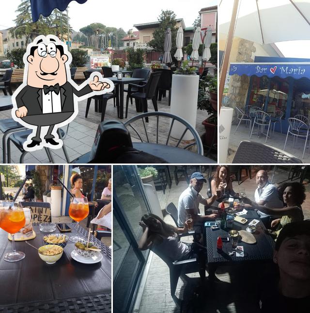 Gli interni di Bar Maria