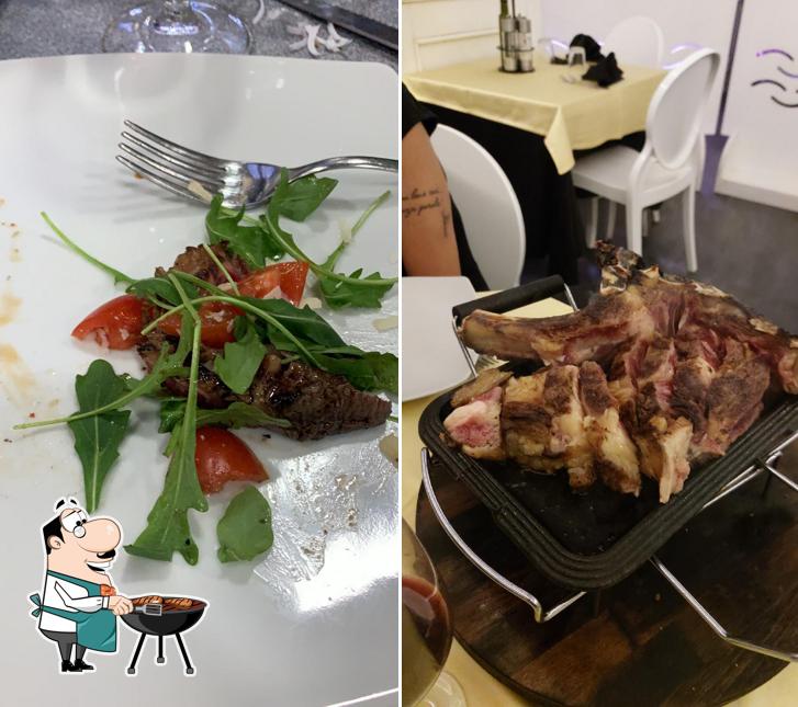 C'è un'ampia gamma di pasti per gli amanti della carne