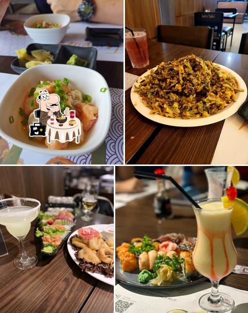 Platos en Ken Taki Cristo Rei