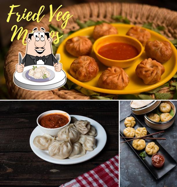 Dumplings at Momos Mania