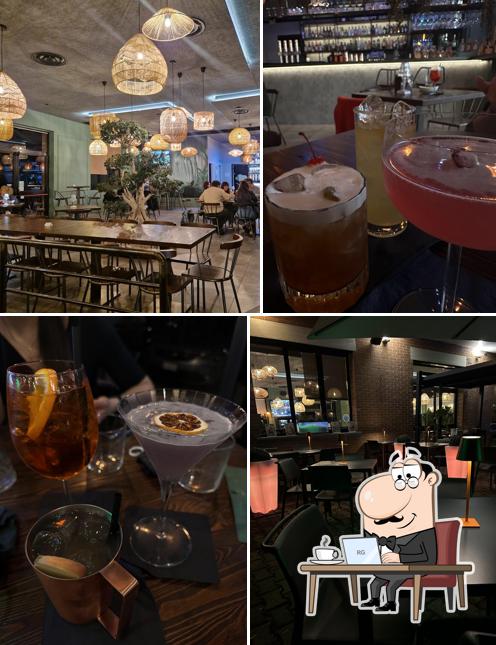 Gli interni di Bliss ristorante fusion e lounge bar