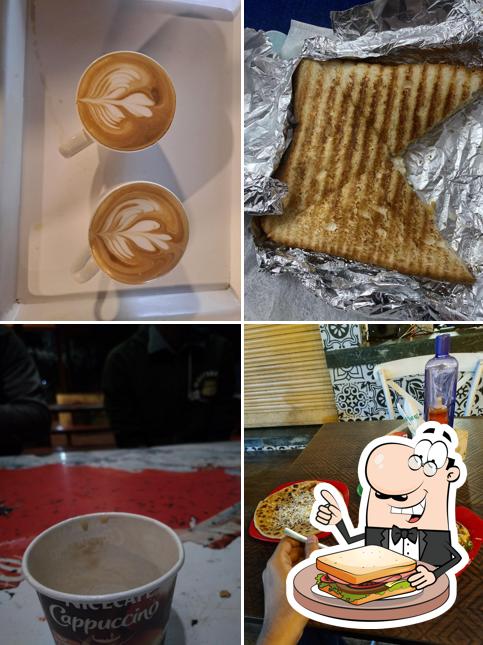 Grilled cheese sandwich at Vegies restaurant