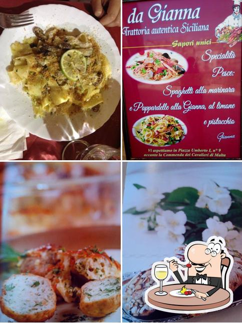 Cibo al Trattoria Da Gianna
