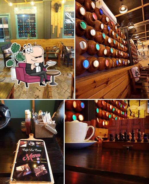 Check out how Cafe La Casa looks inside